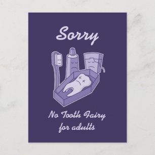 Tooth Funeral Vykort
