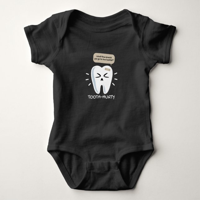 Tooth Hurty Dentist Dentist T Shirt (Framsida)