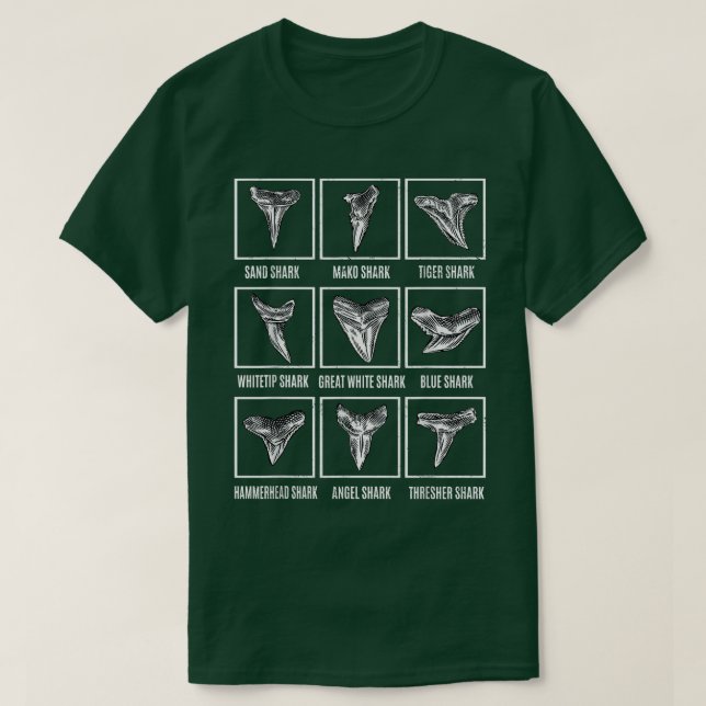 Tooth-samling för hajbandssamlare t shirt (Design framsida)