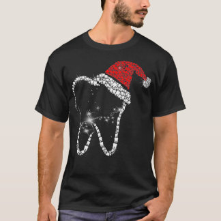 Toothmas God jul th in Santa Hat Dental as T Shirt