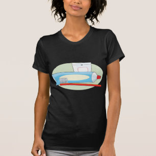 Toothpaste och borstar tee