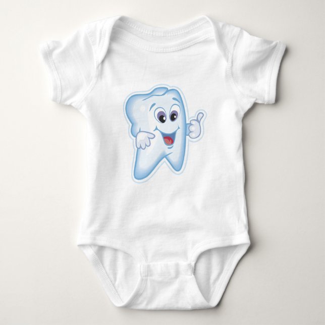 Toothy baby första! t shirt (Framsida)