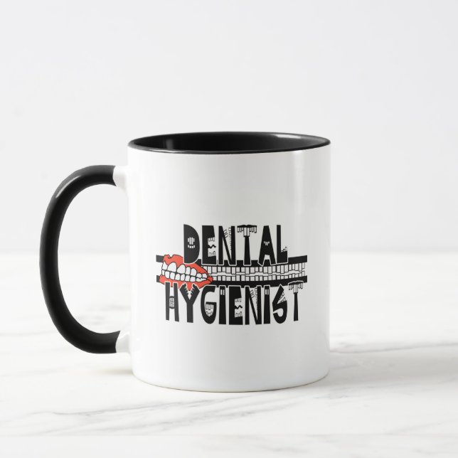 TOOTHY DENTAL HYGIENIST LOGOTYP MUGG (Vänster)