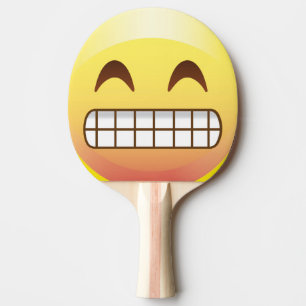 Toothy flint pika Emoji leendeansikte paddlar Pingisracket