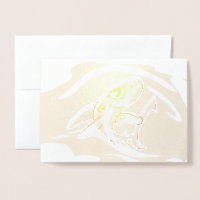 Toothy Grinning Shark Foil Card