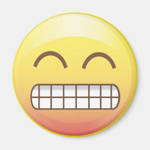 Toothy leendegultEmoji magnet