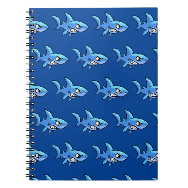 Toothy Shark Beach Towel Anteckningsbok (Framsidan)