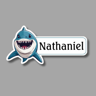 Toothy Shark ID Klistermärken