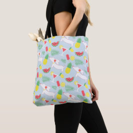 Tootie Fruktigare Dachshund Cutie Beach Bag Doxie Tygkasse