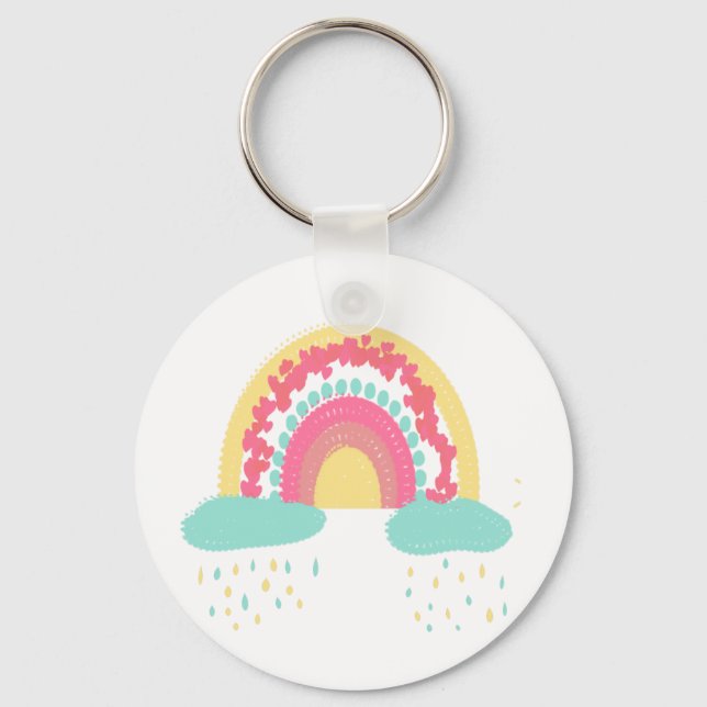 Tootsie Fruktig Rainbow Keychain Nyckelring (Framsida)