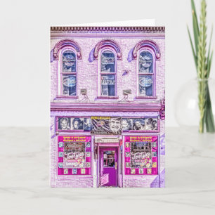 Tootsies Orchid Lounge Greeting Card Kort