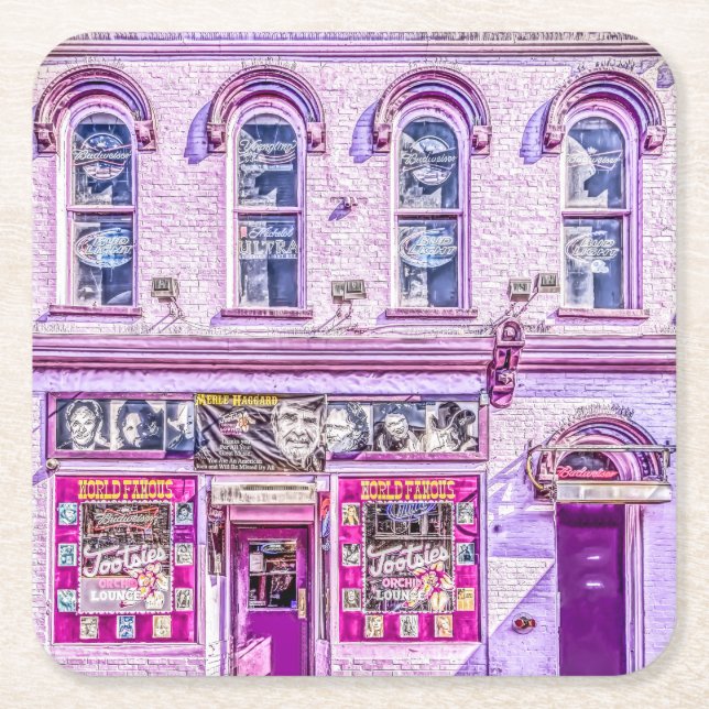 Tootsies underlägg för Orchidvardagsrum Papper Kvadrat (Framsidan)