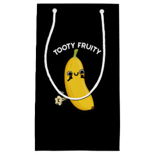 Tooty Fruktig Funny Banana Fruit Pun Mörk BG
