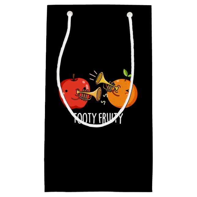 Tooty Fruktig Funny Fruit Musician Pun Mörk BG (Framsidan)