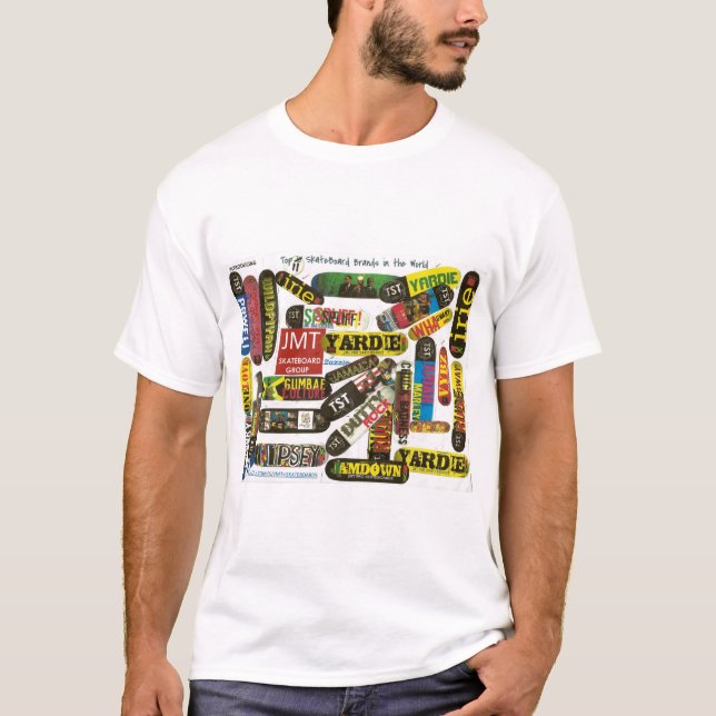 TOP 11 JMT Skateboards i Världen T Shirt (Framsida)