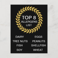 Top 8 Allergens List Food Allergy Awareness