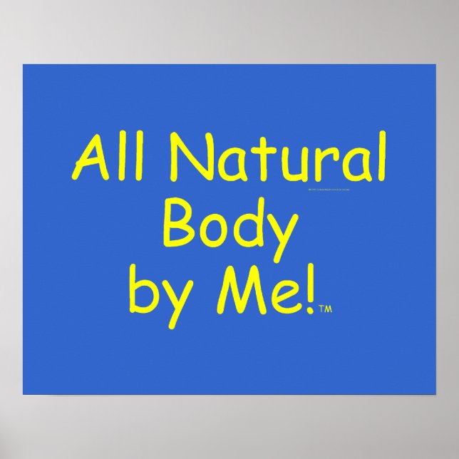 TOP All Natural Body Poster (Framsidan)