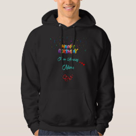 Top Anpassningsbar Graphic Hoodie - Birthday Gift