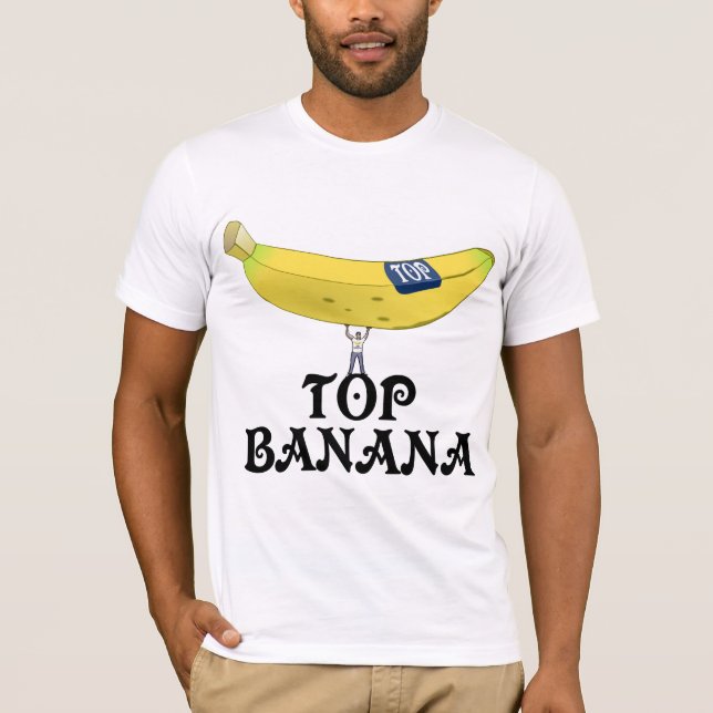 Top Banana - Anpassad T Shirt (Framsida)