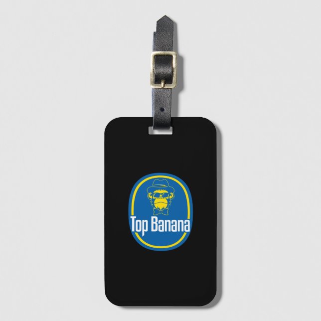 Top Banana Luggage Tag Bagagebricka (Framsida vertikal)