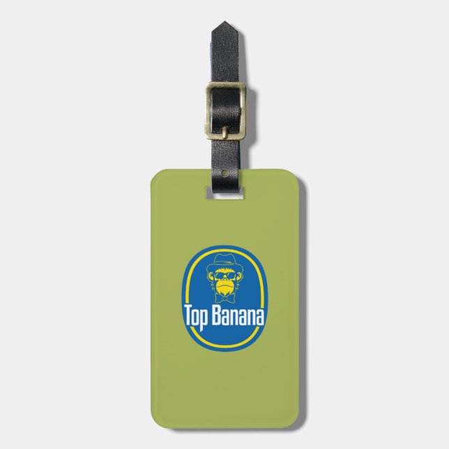 Top Banana Luggage Tag Bagagebricka (Vertikal Framsida)