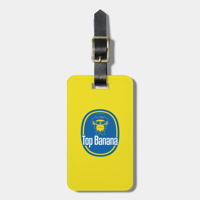 Top Banana Luggage Tag Bagagebricka (Vertikal Framsida)