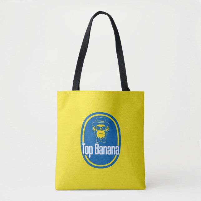 Top Banana Tote Bag Tygkasse (Framsida)