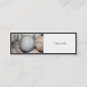 Top Baseball Mini Visitkort