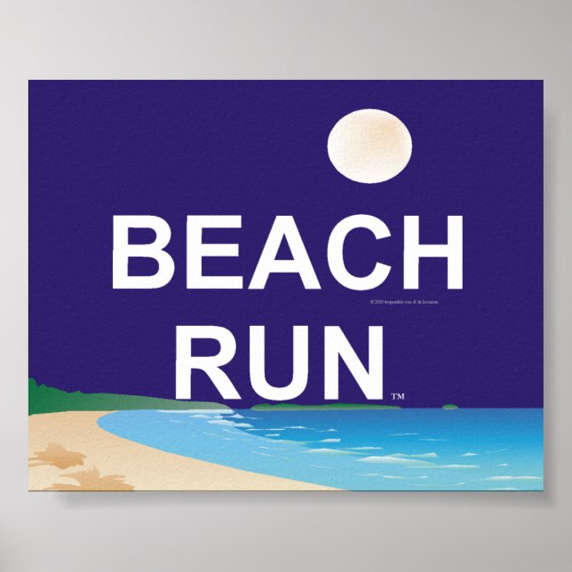 TOP Beach Springa Poster (Framsidan)