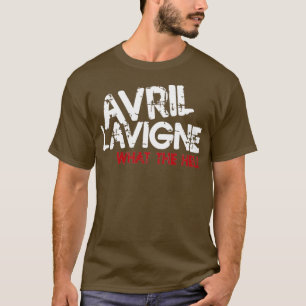 TOP Beval Musician Avril Lavigne Retro 1  T Shirt