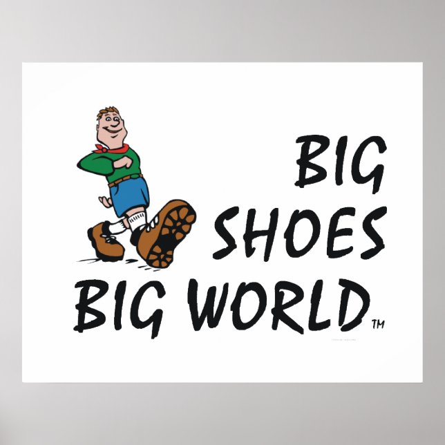 TOP Big Shoes Big World Poster (Framsidan)