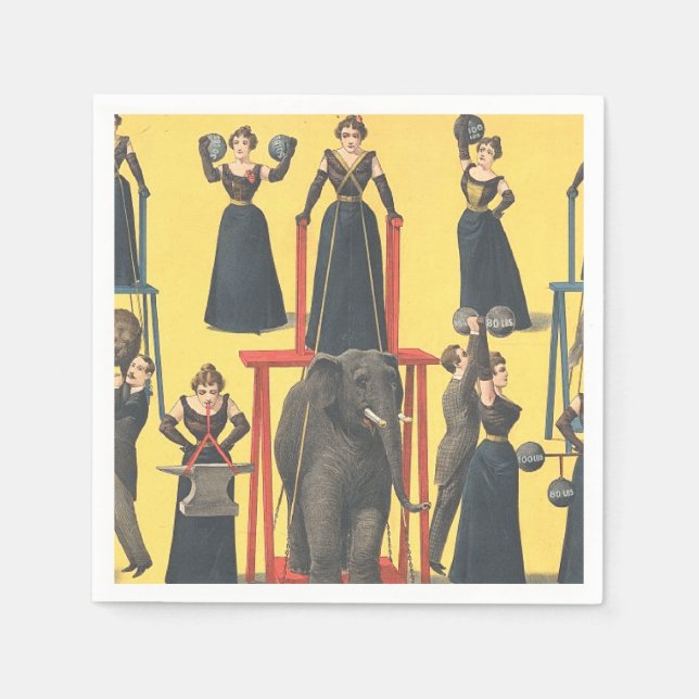 TOP Bodybuilding Girl Pappersservett (Framsidan)