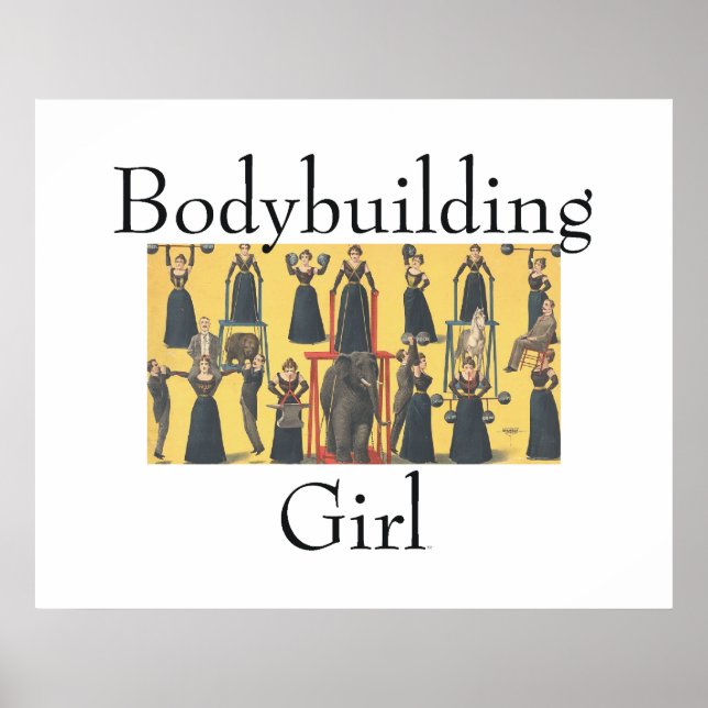 TOP Bodybuilding Girl Poster (Framsidan)