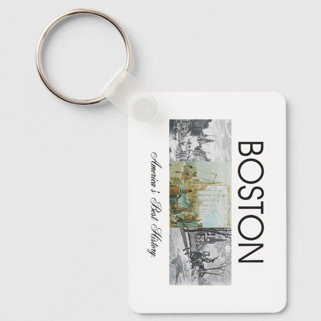 TOP Boston Keychain Nyckelring (Framsida)