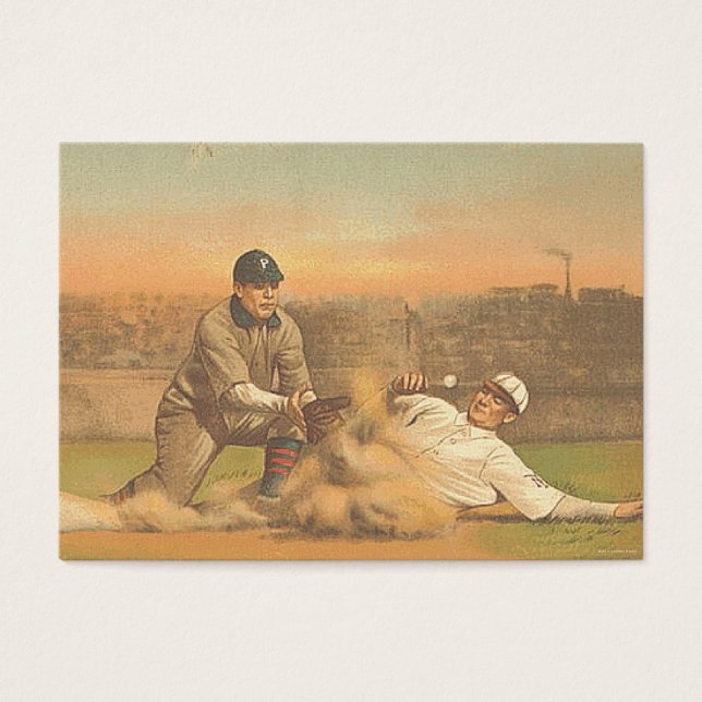 TOP Classic Baseball Visitkort (Framsidan)
