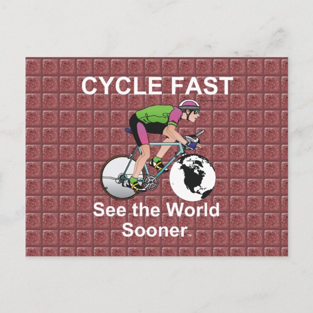 TOP Cycle Fast Vykort (Framsida)