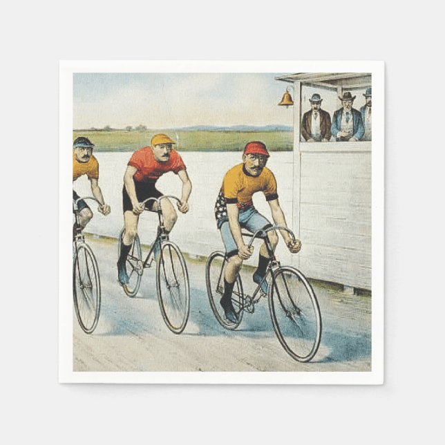 TOP Cycling Old school Pappersservett (Framsidan)