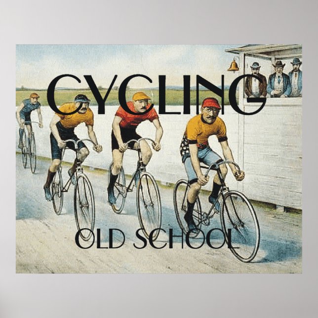 TOP Cycling Old school Poster (Framsidan)
