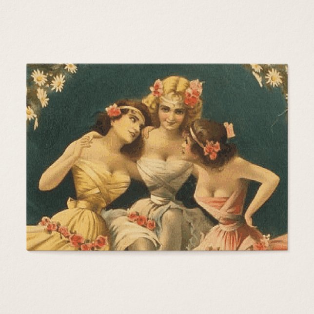 TOP Dance Hall Girls Visitkort (Framsidan)
