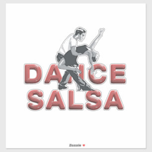 TOP Dance Salsa Klistermärken