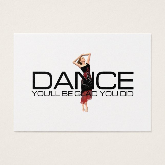 TOP Dance Visitkort (Framsidan)
