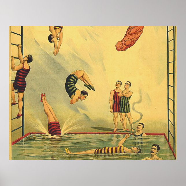 TOP Diving Old school Poster (Framsidan)