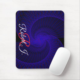 Top Down Dual Funnel Geometric Mouse Pad Musmatta