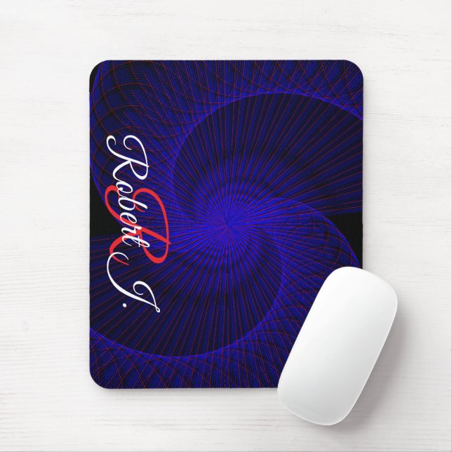 Top Down Dual Funnel Geometric Mouse Pad Musmatta (Med mus)
