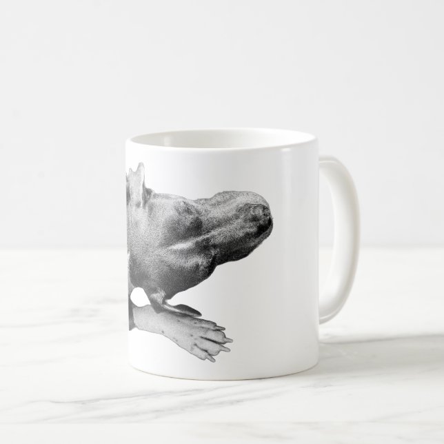 Top-Down Lugn - Head & Tass Porträtt Kaffemugg (Framsida höger)
