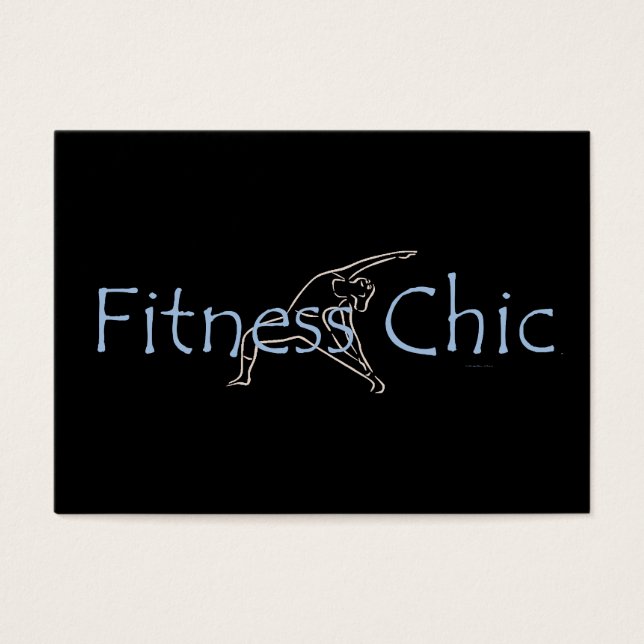 TOP Fitness-Chic Visitkort (Framsidan)