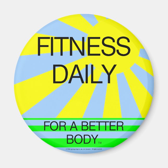 TOP Fitness Daily Magnet (Framsidan)
