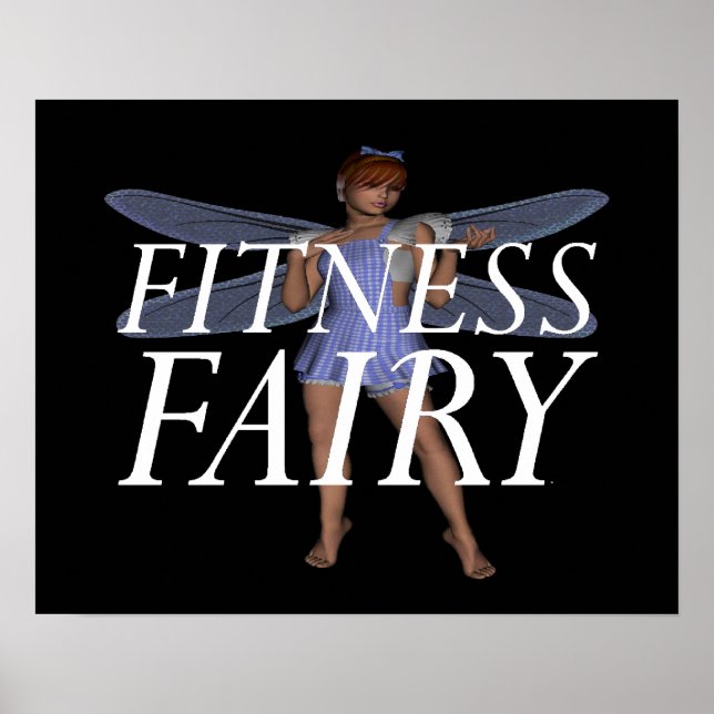 TOP Fitness Fairy Poster (Framsidan)