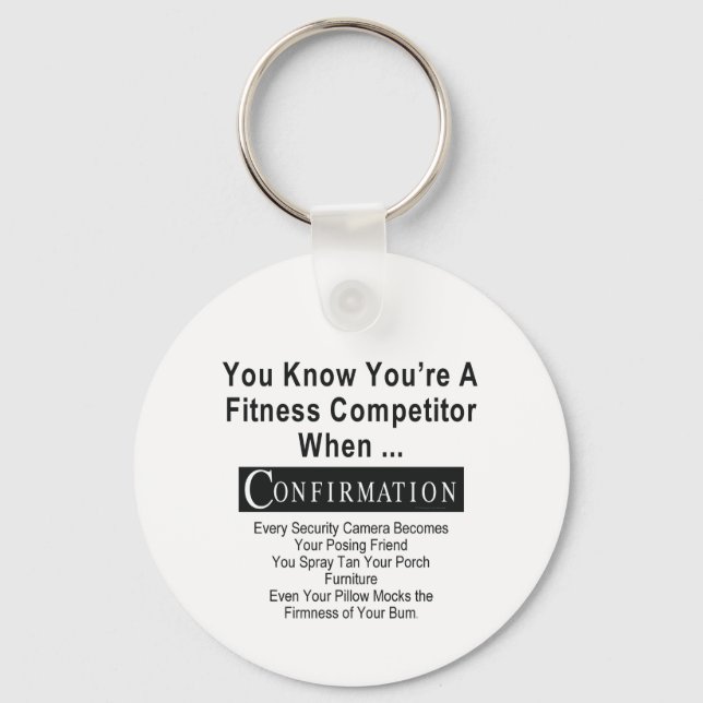 TOP Fitness-konkurrent Nyckelring (Framsida)