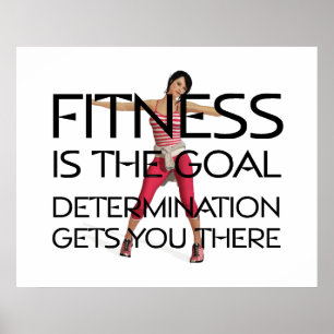 TOP Fitness-mål Poster